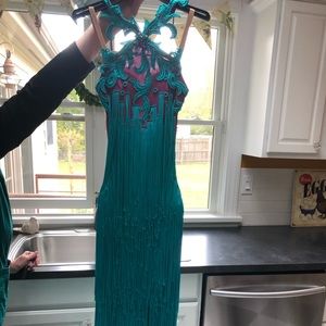Rhythm ballroom dance dress.